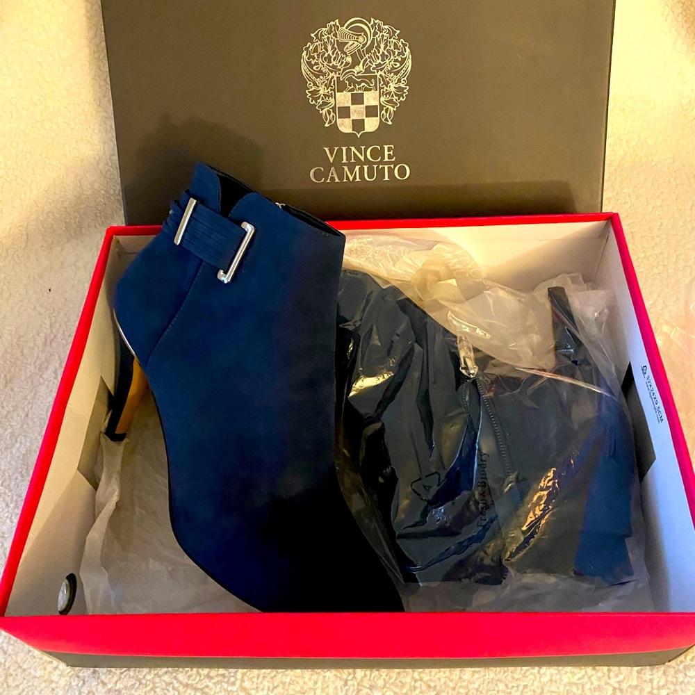 Vince Camuto Blue Ankle Boots